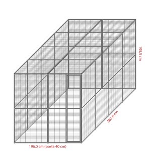 Pannelli Modulari_2x4_porta alta + rete_misure